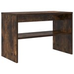 vidaXL Meuble TV Chêne fumé 60 x 30 x 40 cm Bois d'ingénierie