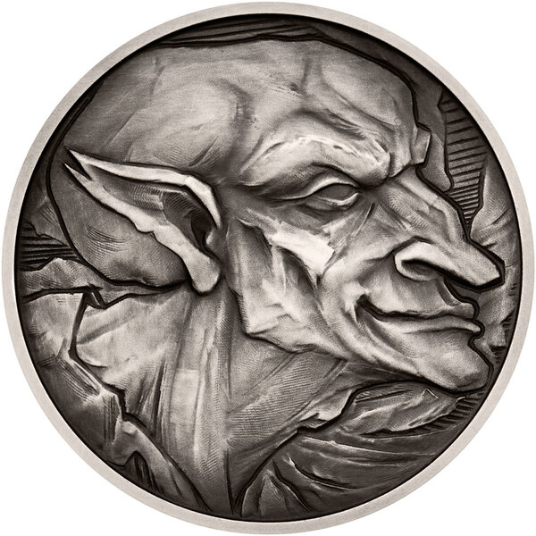 Monnaie GOBLIN Mythological Figures 1 Oz Argent 2$ Niue 2026