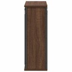 vidaXL Armoire murale de salle de bain miroir chêne marron 50x21x60 cm
