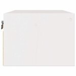 vidaXL Table de chevet Blanc 50 x 32 5 x 24 cm Bois massif en pin
