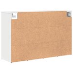 vidaXL Cabinet à chaussures Blanc 103x30x51 cm Bois d'ingénierie