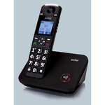 SWITEL 7000 Téléphone sénior sans fil avec touche SOS, amplifié, avec touches et écran XL - Standard DECT / compatible GAP