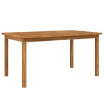 vidaXL Ensemble à manger de jardin 5 Pièces Bois d'acacia solide