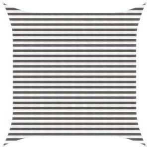 vidaXL Voile d'ombre Gris clair et blanc 3 6 x 3 6 m HDPE
