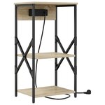 vidaXL Armoires de chevet 2 Pièces Chêne sonoma 41 x 31 x 76 cm