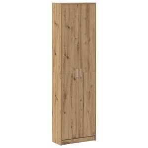 vidaXL Armoire chêne artisanal 55 x 25 x 189 cm Bois d'ingénierie