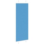 vidaXL Store plissé bleu 70x200 cm largeur du tissu 69 4 cm polyester