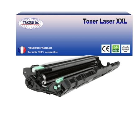 Kit Tambour compatible avec Brother DR241 pour Brother HL-3152CDW  HL-3170CDW  HL-3172CDW - 15 000 pages - T3AZUR