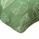 vidaXL Coussins de palette 3 Pièces motif de feuilles tissu Oxford