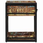 vidaXL Cabinet de chevet avec tiroir 2 Pièces 40 x 40 x 50 cm