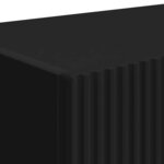 vidaXL Meuble TV mural Noir 60 x 31 x 29.5 cm Bois d'ingénierie