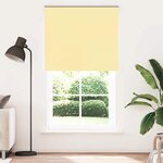 vidaXL Store enrouleur occultant jaune largeur du tissu 136 6 cm