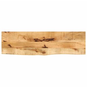 vidaXL Dessus de table 110x40x3 8cm bord vif bois massif manguier brut