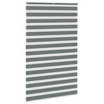 vidaXL Store zèbre gris foncé largeur du tissu 145 9 cm polyester