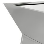 vidaXL Support de plante Acier galvanisé 40 x 40 x 101 cm Durable