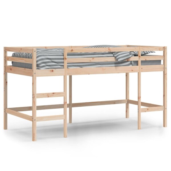 vidaXL Lit mezzanine d'enfants sans matelas avec échelle 90x200 cm