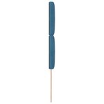 vidaXL Tête de Lit en Velours Argyle Manuel Bleu foncé 90 cm Velours