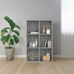 vidaXL Bibliothèque/Buffet Sonoma gris 66x30x98 cm Bois d'ingénierie