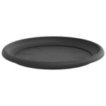 vidaXL Pots de plantes 24 Pièces Noir Ø 39 x 32 cm Plastique
