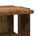 vidaXL Armoires à chaussures 2 Pièces vieux bois bois d'ingénierie