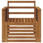 vidaXL Canapé d’extérieur Bois d'Acacia Massif Naturel