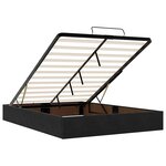 vidaXL Cadre de lit ottoman sans matelas noir 140x190 cm velours