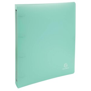 Classeur 4 Anneaux 30 Mm Polypropylène Chromaline Pastel - A4 Maxi - Vert Pastel - X 15 - Exacompta