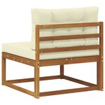 vidaXL Sofa de milieu extérieur Naturel