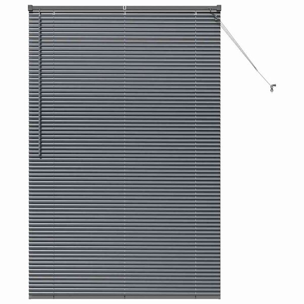 vidaXL Store de Fenêtre Gris foncé 80 x 130 cm Aluminium
