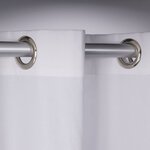 Sealskin rideau de douche double 180x200 cm gris et blanc