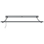 vidaXL Cadre d'auvent Blanc 300 x 250 cm Polyester avec revêtement PU