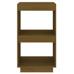 vidaXL Bibliothèque Marron miel 40x35x71 cm Bois de pin massif