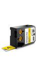 DYMO XTL - Ruban adhésif permanent en vinyle  24mm x 7m - Noir sur Jaune