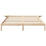 vidaXL Cadre de lit Marron Marron