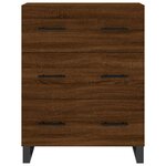 vidaXL Buffet chêne marron 69 5x34x90 cm bois d'ingénierie