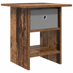 vidaXL Table de chevet Bois ancien 41 x 40 x 45 cm Bois d'ingénierie