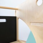 Tour d'apprentissage - PENGUIN - bois naturel et tableau ardoise
