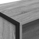 vidaXL Meuble TV Gris Sonoma 100 x 36 5 x 30 5 cm Bois d'ingénierie