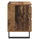 vidaXL Cabinet de chevet Bois ancien 40 x 35 x 50 cm Bois d'ingénierie