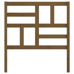 vidaXL Tête de lit Marron miel 81x4x104 cm Bois massif de pin