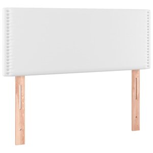vidaXL Tête de lit Blanc 90x5x78/88 cm Similicuir