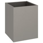 vidaXL Cache-pot de jardin Rouillé 50 x 32 x 40 cm Acier corten