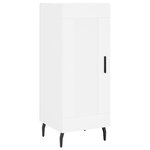 vidaXL Buffet blanc 34 5x34x90 cm bois d'ingénierie