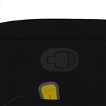 vidaXL Fauteuil de massage inclinable Noir Tissu