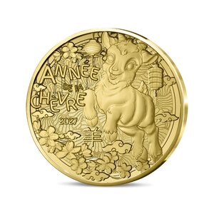 Année de la Chèvre Monnaie de 1/4€