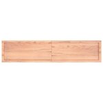 vidaXL Étagère murale marron clair bois chêne massif traité