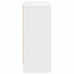 vidaXL Buffet avec tiroir Blanc 73 5 x 22 5 x 53 5 cm
