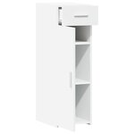 vidaXL Buffet blanc 30x42 5x93 cm bois d'ingénierie