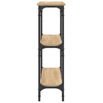 vidaXL Table console chêne sonoma 100x22 5x75 cm bois d'ingénierie