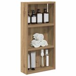 vidaXL Armoire murale de salle de bain Chêne artisan 30 x 10 x 60 5 cm